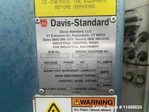 Used-4.5" Davis Standard/WRP12i Pelletizing Line