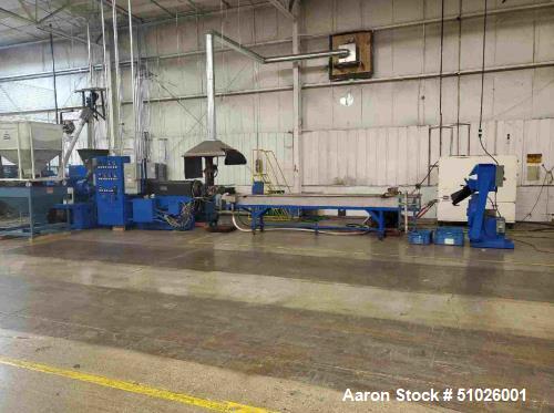 Used Davis Standard Single Screw Strand Pelletizing Line