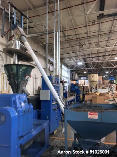 Used Davis Standard Single Screw Strand Pelletizing Line