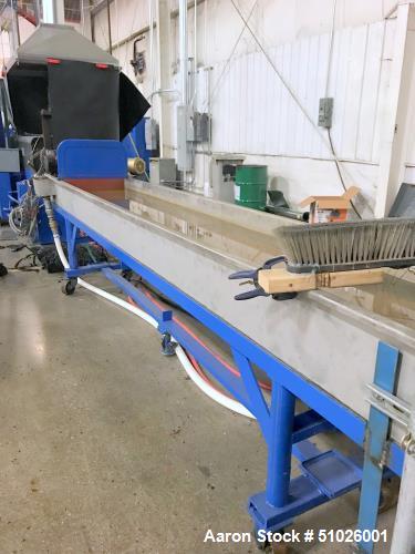 Used Davis Standard Single Screw Strand Pelletizing Line