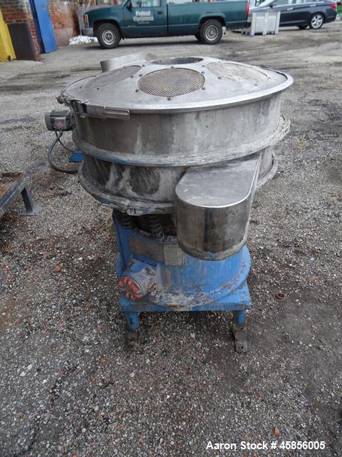Used 6" Deltaplast extruder, 32 to 1 L/D ratio. Electrically heated, water cooled, jacketed feed section, thru Hamilton gearbox with 17.75 to 1 gearbox ratio, 300 hp DC motor with SCR controller, mai...
