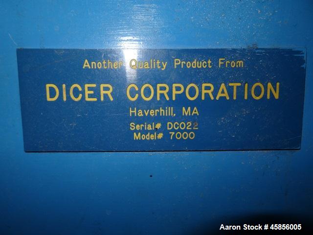 Used 6" Deltaplast extruder, 32 to 1 L/D ratio. Electrically heated, water cooled, jacketed feed section, thru Hamilton gearbox with 17.75 to 1 gearbox ratio, 300 hp DC motor with SCR controller, mai...
