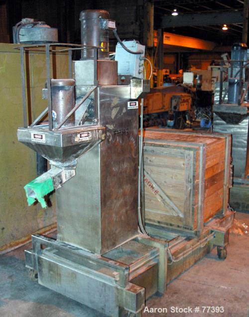 Used Dolci single screw extruder, model 120KR, 4.5" diameter screw x 160" long, 35:1 L/D ratio, 44" center line, 5 zone barrel, electrically heated, fan cooled, 8" diameter feed throat, side vented b...