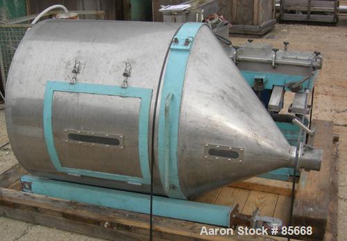 USED: Freesia Macross Corp pelletizing line consisting of: (1) Freesia Macross 65mm (2.55") single screw extruder, approx 36:1 L/D ratio. Electrically heated, air cooled. (6) Zone vented barrel, wate...