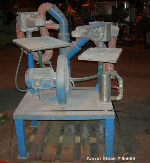 USED: Freesia Macross Corp pelletizing line consisting of: (1) Freesia Macross 65mm (2.55") single screw extruder, approx 36:1 L/D ratio. Electrically heated, air cooled. (6) Zone vented barrel, wate...