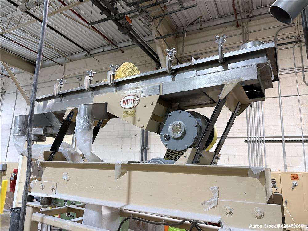 Used HPM Single Screw Pelletizing Line Consisting Of: (1) HPM 3-1/2'' single screw extruder, Model 3.5TMC, Serial # 88342. Approximately 40 to 1 L/D ratio. Electrically heated, air cooled 6 zone side...