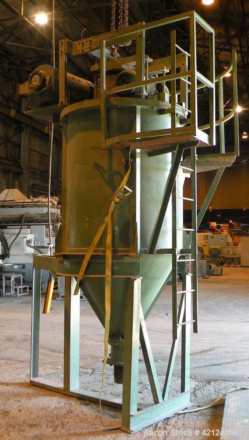 Used HPM Prodex 6’’ Underwater Pelletizing Line consisting of: (1) HPM Prodex 6’’ Torquemaster single screw extruder, model TMH600A-262-30D. 30 to 1 L/D ratio. Electrically heated, water cooled 6 zon...