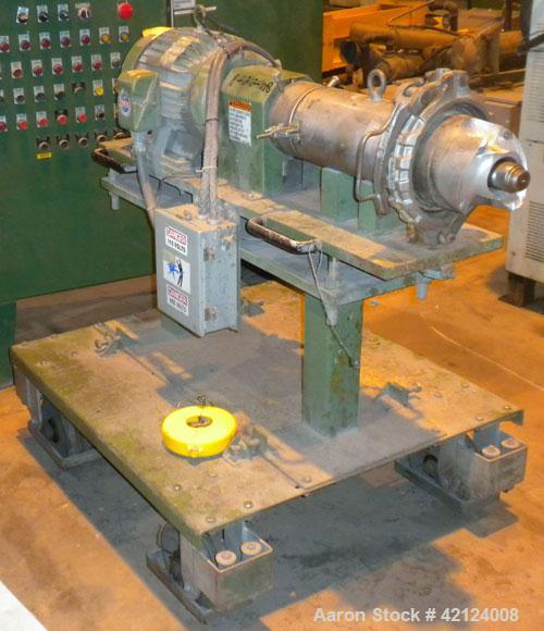 Used HPM Prodex 6’’ Underwater Pelletizing Line consisting of: (1) HPM Prodex 6’’ Torquemaster single screw extruder, model TMH600A-262-30D. 30 to 1 L/D ratio. Electrically heated, water cooled 6 zon...