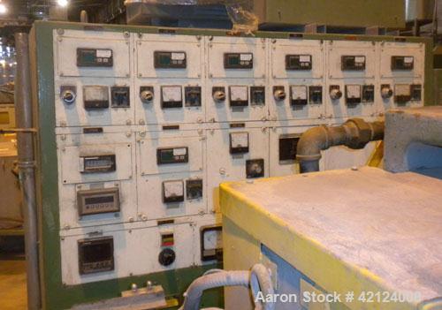 Used HPM Prodex 6’’ Underwater Pelletizing Line consisting of: (1) HPM Prodex 6’’ Torquemaster single screw extruder, model TMH600A-262-30D. 30 to 1 L/D ratio. Electrically heated, water cooled 6 zon...
