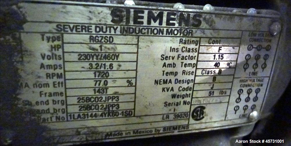 Used 6" Water Ring Pelletizing Line