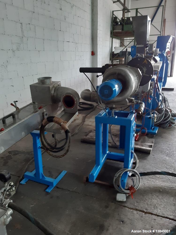 Used- Leistriz 4.29” (110 mm) Pelletizing Line