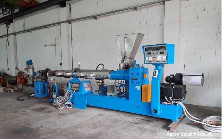 Used-Leistriz 4.29” (110 mm) Single Screw Pelletizing Line