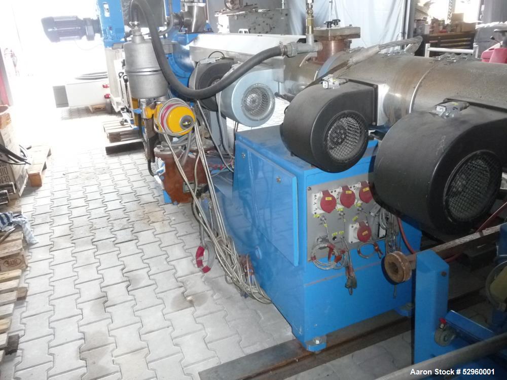 Used-Leistriz 4.29” (110 mm) Single Screw Pelletizing Line