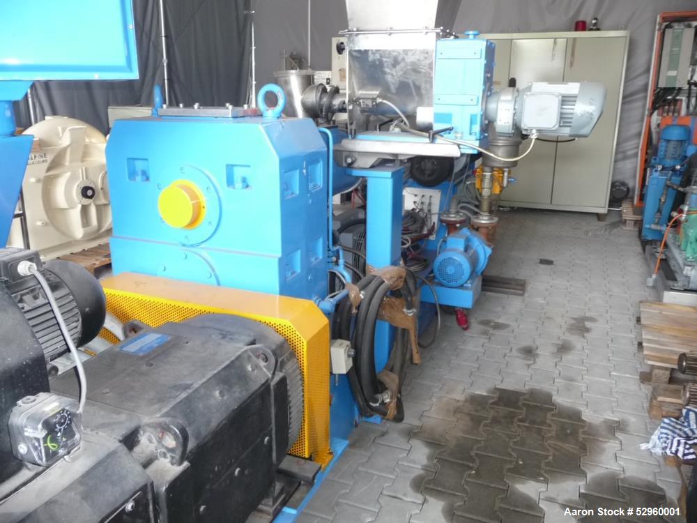 Used-Leistriz 4.29” (110 mm) Single Screw Pelletizing Line