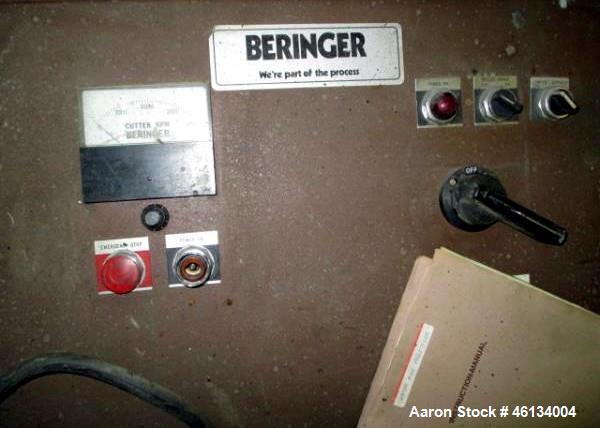 Used NRM / Beringer Water Ring Pelletizing Line