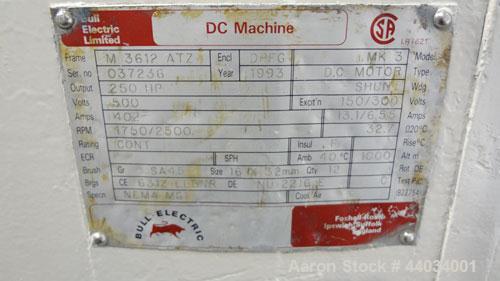Used PTI Underwater Pelletizing Line consisting of: (1) PTI 4-1/2” Trident Series single screw extruder, model 4500, serial# 1927, built 1995. Approximate 32 to 1 L/D ratio. 5 Zone electrically heate...
