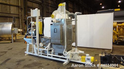 Used PTI Underwater Pelletizing Line consisting of: (1) PTI 4-1/2” Trident Series single screw extruder, model 4500, serial# 1927, built 1995. Approximate 32 to 1 L/D ratio. 5 Zone electrically heate...