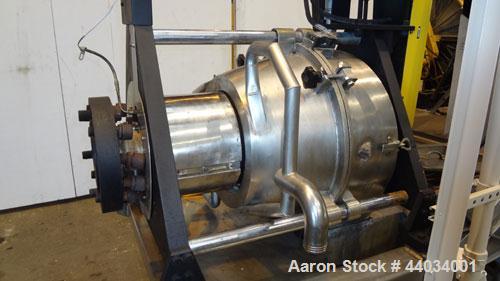 Used PTI Underwater Pelletizing Line consisting of: (1) PTI 4-1/2” Trident Series single screw extruder, model 4500, serial# 1927, built 1995. Approximate 32 to 1 L/D ratio. 5 Zone electrically heate...