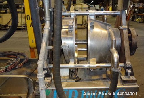 Used PTI Underwater Pelletizing Line consisting of: (1) PTI 4-1/2” Trident Series single screw extruder, model 4500, serial# 1927, built 1995. Approximate 32 to 1 L/D ratio. 5 Zone electrically heate...