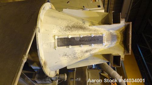 Used PTI Underwater Pelletizing Line consisting of: (1) PTI 4-1/2” Trident Series single screw extruder, model 4500, serial# 1927, built 1995. Approximate 32 to 1 L/D ratio. 5 Zone electrically heate...