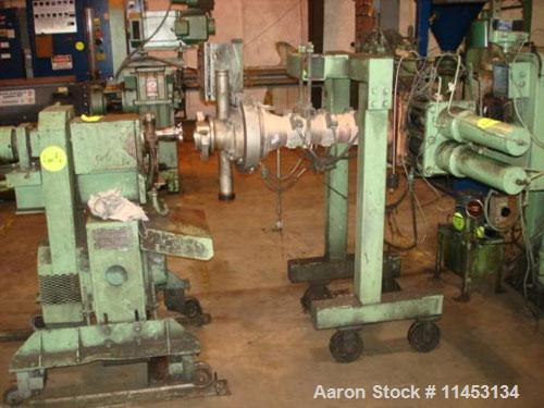 Used- Sterling  extruder, 3.5" diameter screw