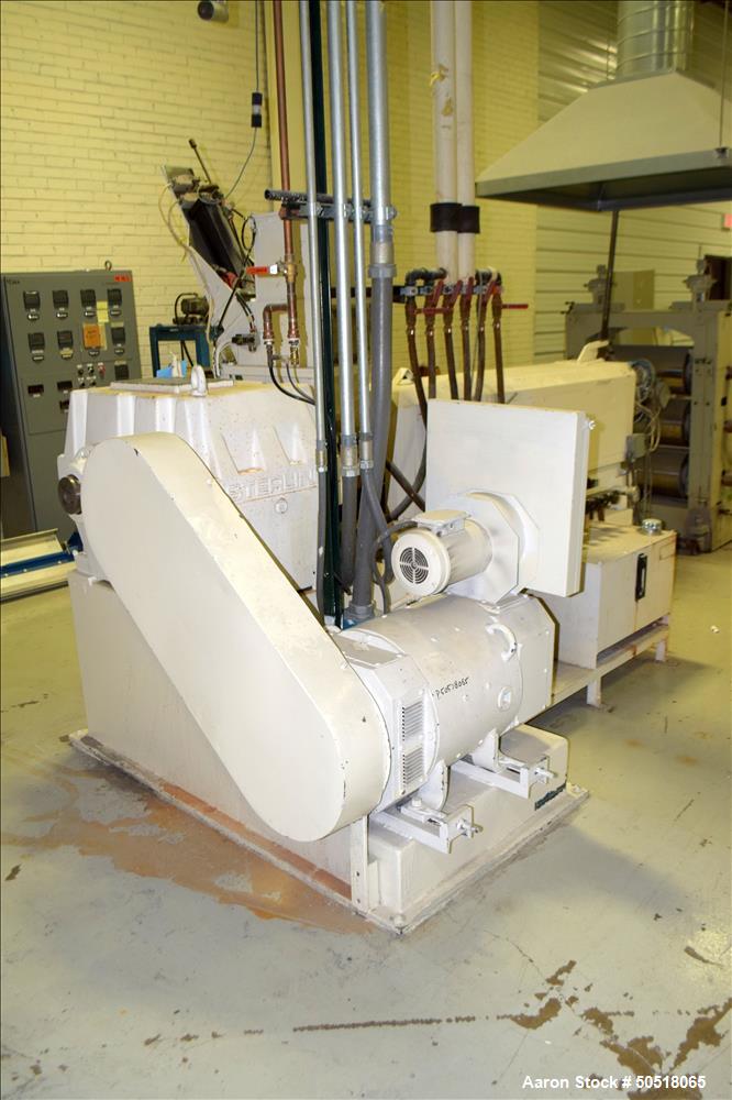 Used Sterling 3.5" Single Screw Extruder