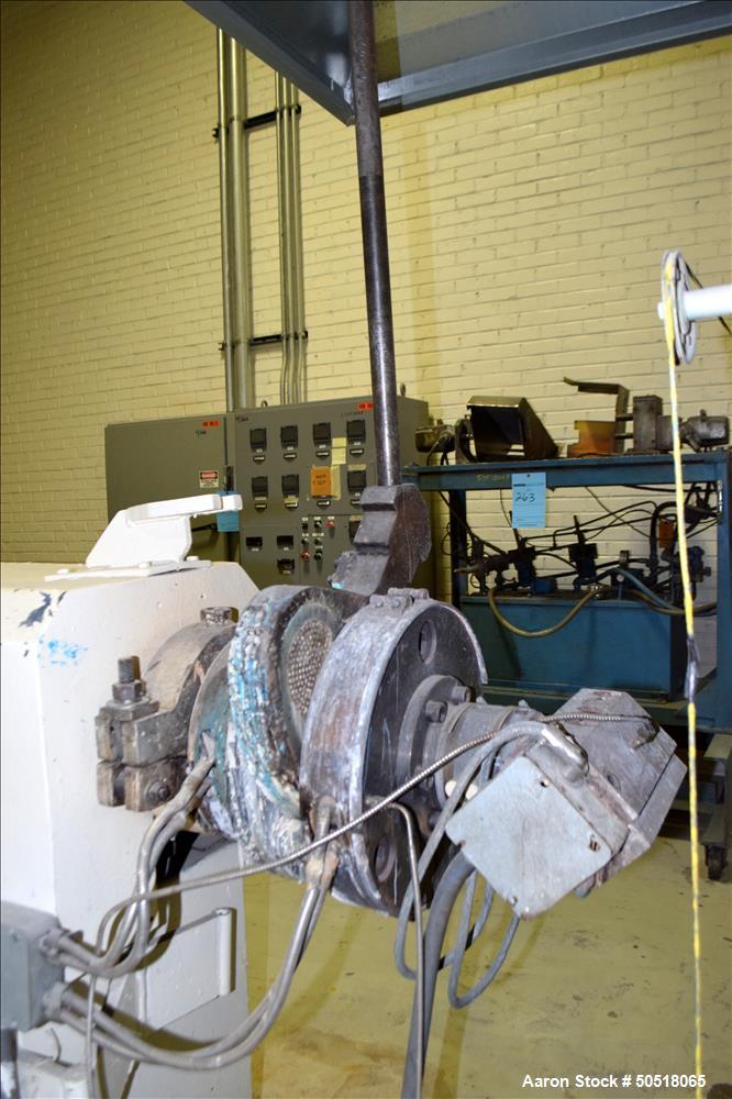 Used Sterling 3.5" Single Screw Extruder