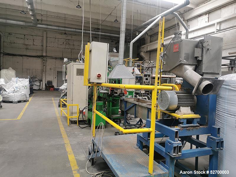 Officina Meccanica Prealpina Single Screw Pelletizer – 80–110 kg/hr for Rigid Plastics