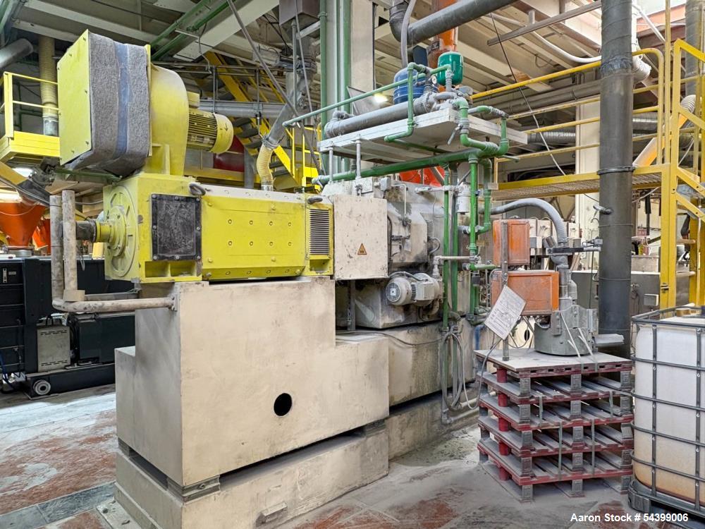 Used Krupp Werner & Pfleiderer KP-120/250 KombiPlast Compounder with ZS-B 120 Side Feeder