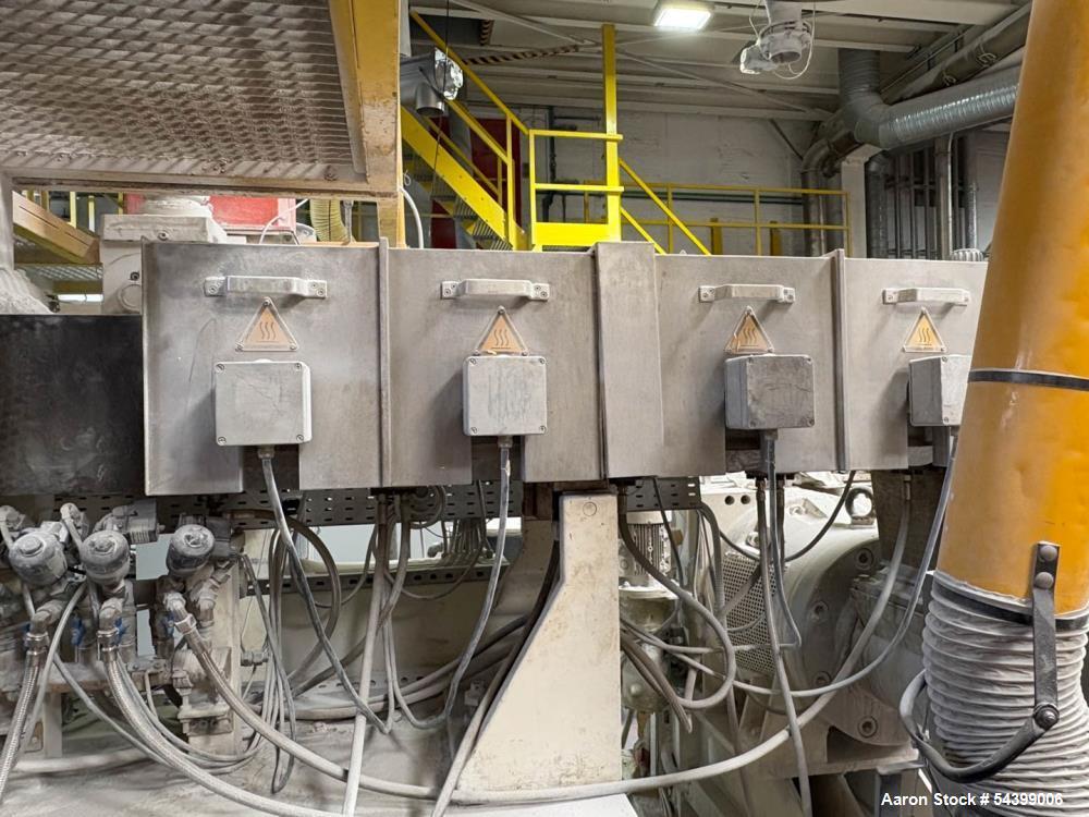 Used Krupp Werner & Pfleiderer KP-120/250 KombiPlast Compounder with ZS-B 120 Side Feeder