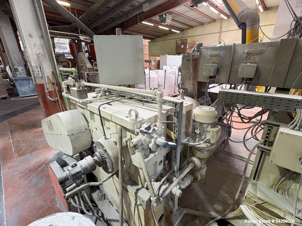 Used Krupp Werner & Pfleiderer KP-120/250 KombiPlast Compounder with ZS-B 120 Side Feeder
