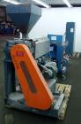 Used APV Single Screw Pelletizing Line Consisting Of: (1) APV 1-1/2” single screw extruder, 30 to 1 L/D ratio. Electrically heated, air cooled 4 zone, side vented barrel with vacuum pump. Water coole...