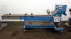 Used APV Single Screw Pelletizing Line Consisting Of: (1) APV 1-1/2” single screw extruder, 30 to 1 L/D ratio. Electrically heated, air cooled 4 zone, side vented barrel with vacuum pump. Water coole...