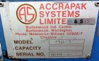 Used APV Single Screw Pelletizing Line Consisting Of: (1) APV 1-1/2” single screw extruder, 30 to 1 L/D ratio. Electrically heated, air cooled 4 zone, side vented barrel with vacuum pump. Water coole...