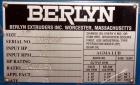 Used Berlyn Single Screw Strand Pelletizing Line