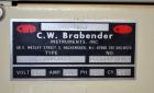Used C.W. Brabender Plasti-Corder Extruder System consisting of: (1) Direct current drive unit, model DR-2071, type Polysped, No. 0105/PE, serial #265. Approximately 7 hp motor. (1) PL-2000 panel. (1...