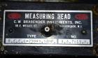 Used C.W. Brabender Plasti-Corder Extruder System consisting of: (1) Direct current drive unit, model DR-2071, type Polysped, No. 0105/PE, serial #265. Approximately 7 hp motor. (1) PL-2000 panel. (1...