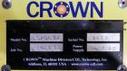 Used Crown (CDLTechnologies) Pelletizing Line, Consisting Of: (1) Crown (CDLTechnologies) 10’’ Diameter Single Screw Extruder, Model CEXT10, serial# 1590. Approximately 30 to 1 L/D ratio, cored for c...
