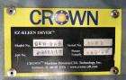 Used Crown (CDLTechnologies) Pelletizing Line, Consisting Of: (1) Crown (CDLTechnologies) 10’’ Diameter Single Screw Extruder, Model CEXT10, serial# 1590. Approximately 30 to 1 L/D ratio, cored for c...