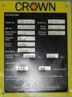 Used Crown (CDLTechnologies) Pelletizing Line, Consisting Of: (1) Crown (CDLTechnologies) 10’’ Diameter Single Screw Extruder, Model CEXT10, serial# 1590. Approximately 30 to 1 L/D ratio, cored for c...