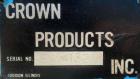 Used Crown Single Screw Pelletizing Line 