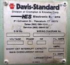 Used Davis Standard Single Screw Pelletizing Line