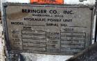 Used 1995 Davis Standard Model 60IN60TPH Pelletizer Extruder