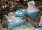 Used Dolci single screw extruder, model 90KS, 3.5