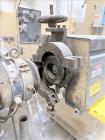 Used HPM Single Screw Pelletizing Line Consisting Of: (1) HPM 3-1/2'' single screw extruder, Model 3.5TMC, Serial # 88342. Approximately 40 to 1 L/D ratio. Electrically heated, air cooled 6 zone side...