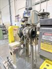 Used HPM Single Screw Pelletizing Line Consisting Of: (1) HPM 3-1/2'' single screw extruder, Model 3.5TMC, Serial # 88342. Approximately 40 to 1 L/D ratio. Electrically heated, air cooled 6 zone side...