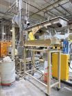 Used HPM Single Screw Pelletizing Line Consisting Of: (1) HPM 3-1/2'' single screw extruder, Model 3.5TMC, Serial # 88342. Approximately 40 to 1 L/D ratio. Electrically heated, air cooled 6 zone side...
