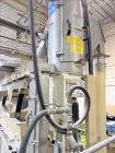 Used HPM Single Screw Pelletizing Line Consisting Of: (1) HPM 3-1/2'' single screw extruder, Model 3.5TMC, Serial # 88342. Approximately 40 to 1 L/D ratio. Electrically heated, air cooled 6 zone side...