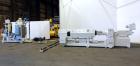 Used PTI Underwater Pelletizing Line consisting of: (1) PTI 4-1/2” Trident Series single screw extruder, model 4500, serial# 1927, built 1995. Approximate 32 to 1 L/D ratio. 5 Zone electrically heate...