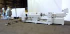 Used PTI Underwater Pelletizing Line consisting of: (1) PTI 4-1/2” Trident Series single screw extruder, model 4500, serial# 1927, built 1995. Approximate 32 to 1 L/D ratio. 5 Zone electrically heate...